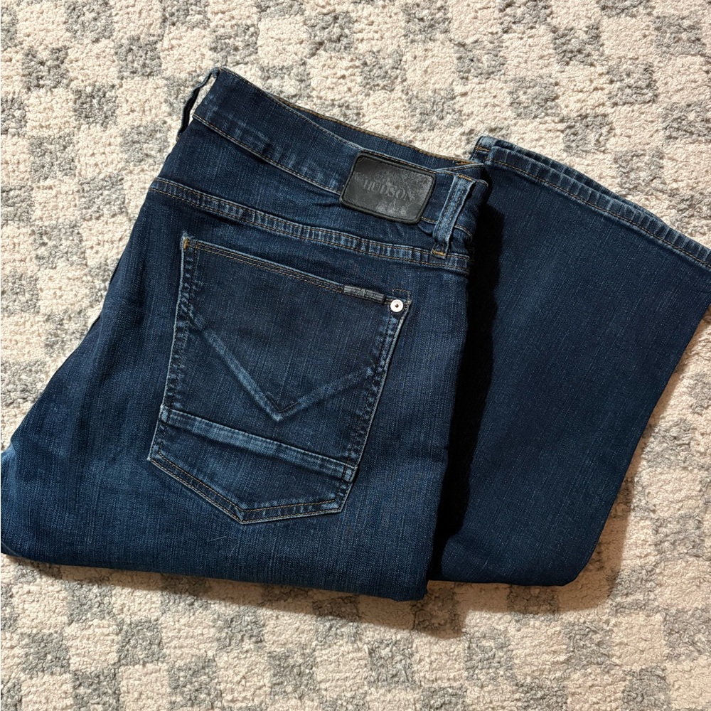 Hudson Slim Jeans Dark Blue Denim